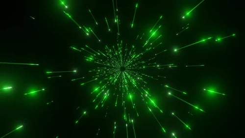 Green Moving Glitter Background Vj Loop In HD