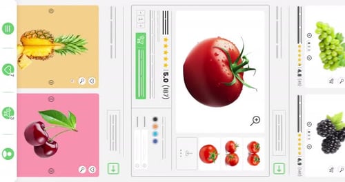 Interactive Digital Product Display UI Animation