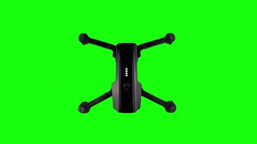 Quadrocopter on Greenscreen