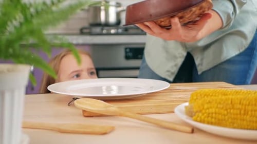 Freshly Baked Apple Pie Ready to Serve