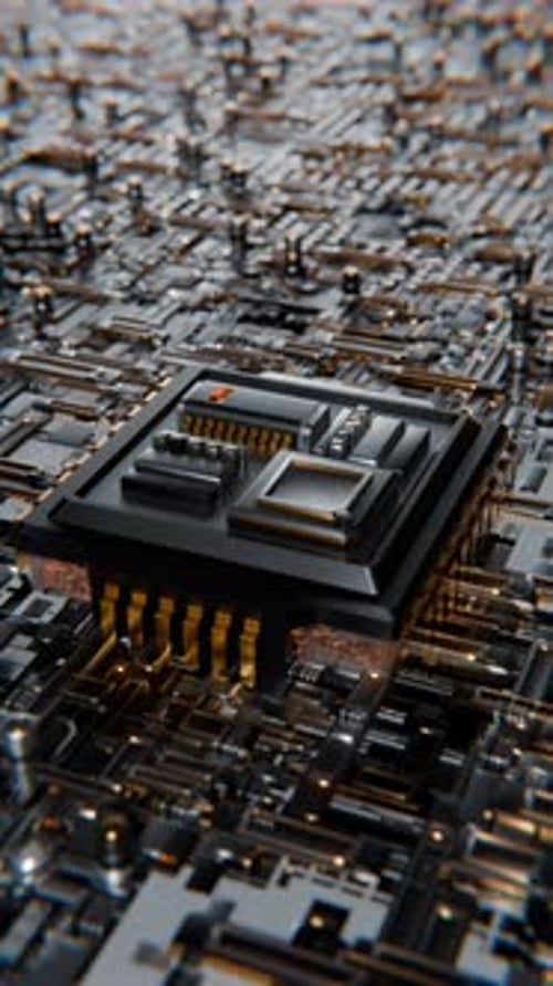 Advanced Microchip Connecting with a Motherboard