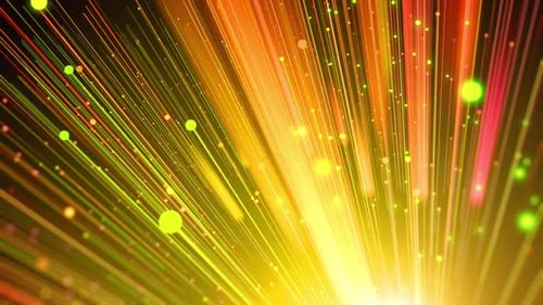 Vibrant Abstract Light Particle Radiance Motion Background
