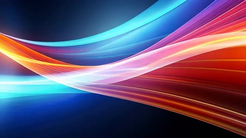 Abstract dynamic vibrant flowing lines