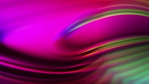 Animación abstracta de rayos láser minimalistas de neón azul y morado