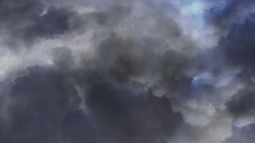 Dramatic View of Storm Clouds in the Sky