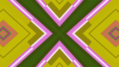 Colorful Abstract Geometric Pattern Background Loop