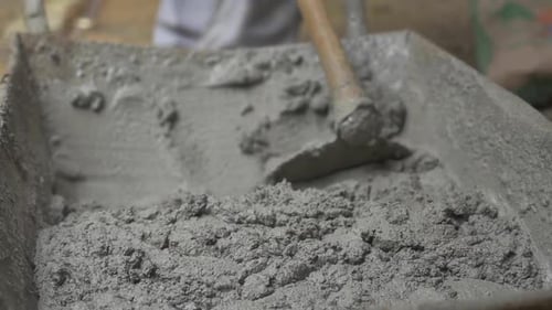 Cement Mixing with Tool for Construction