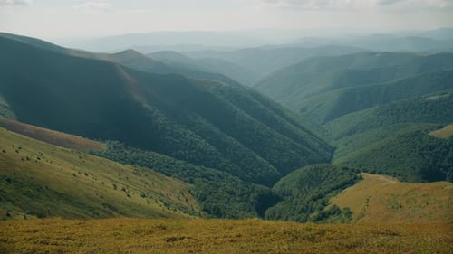 View on Beautiful Hills Valley