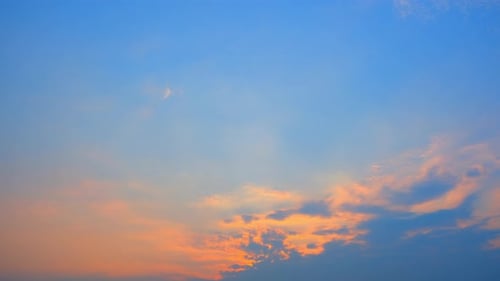 Vidéo en accéléré capturant un coucher de soleil, vidéo accélérée.
