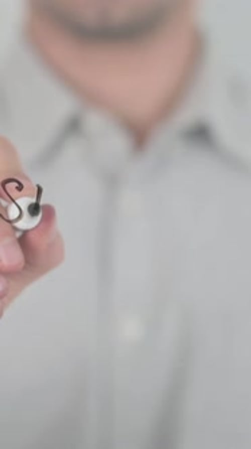 Selbst gemacht, mit der Hand auf den Bildschirm schreiben, vertikales Video