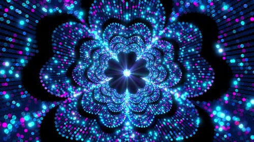 Blaue lila Blume