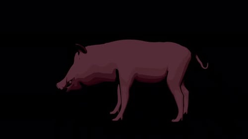 Cartoon Giant Boar Idle