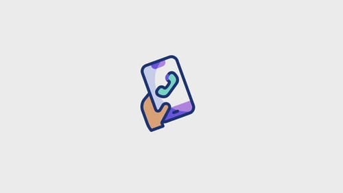 Phone Contact Animated Icon