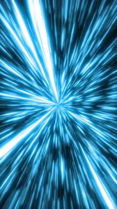 Futuristic Warp Speed Tunnel