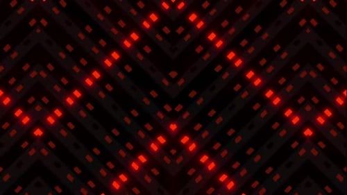 Dynamic futuristic neon grid pattern with energetic red glow