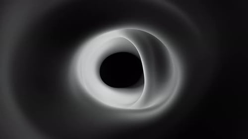 Weißer Fantasy Ethereal Pulse-Hintergrund Vj Loop In 4K