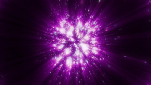 Abstract purple energy molecule sphere atom round background