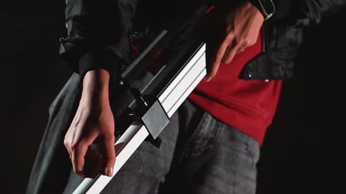 Adjusting Modern Lighting Equipment Before Use in Studio