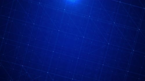 Digital Network Grid Lines Looping Abstract Background