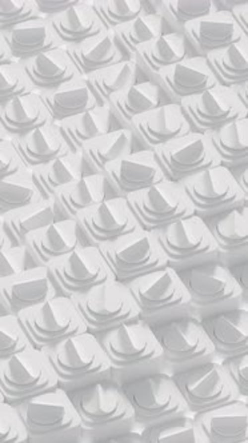 Wavy Geometric 3d Loop Animation