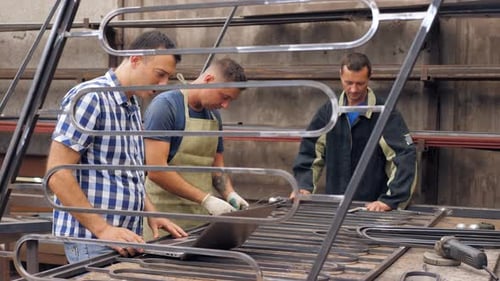 Workshop for the Assembly of Metal Structures