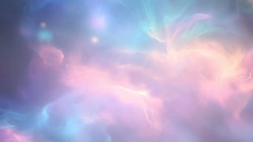 Soft Colored Space Nebula