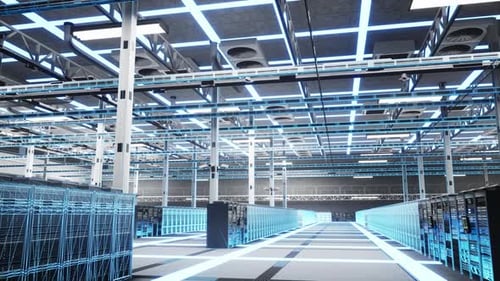 Wissenschaftliche Forschung im Quantencomputer im Rechenzentrum