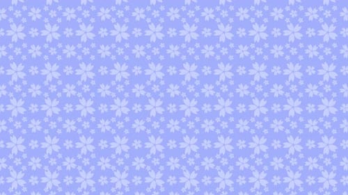 Fond de fleurs bleu clair - 4K