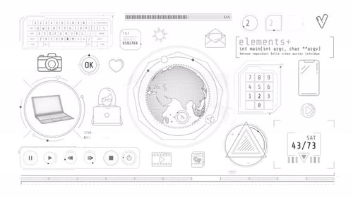 Animated Infographics on the Theme of Internet Communication