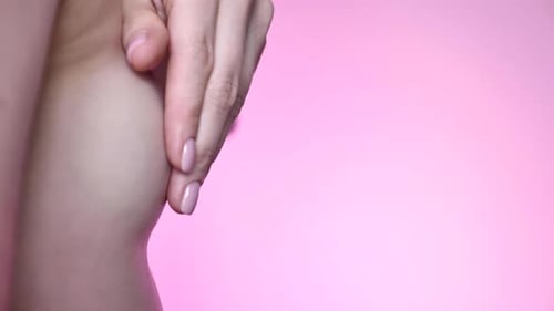 Hand Moving Down Arm in a Smooth Motion