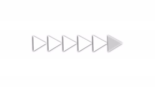 3D shape arrow loop motion background