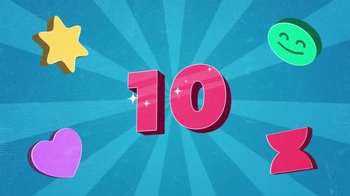 Funky Countdown Number 9