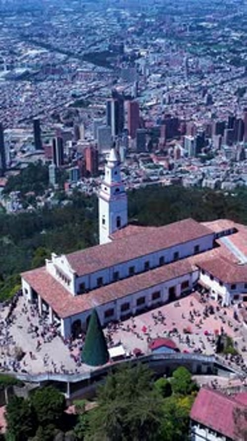 Santuario de Monserrate en Bogotá en Cundinamarca, Colombia.