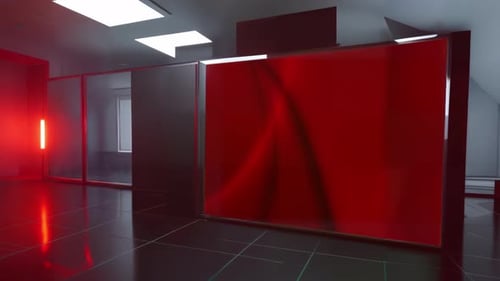 Interactive Virtual TV Studio: Immersive Set for Engaging Broadcast Experience