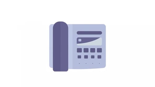 Fax Machine Animation with Scrolling Document