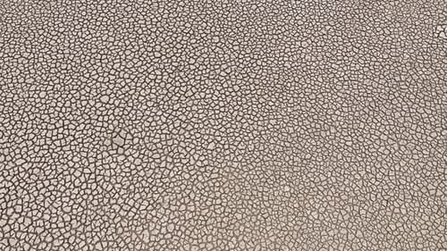 Aerial drone view of parched earth.