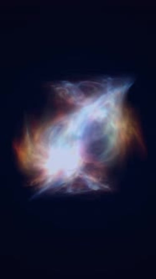 Abstract Fluid Energy Flowing Swirl Visual Effect