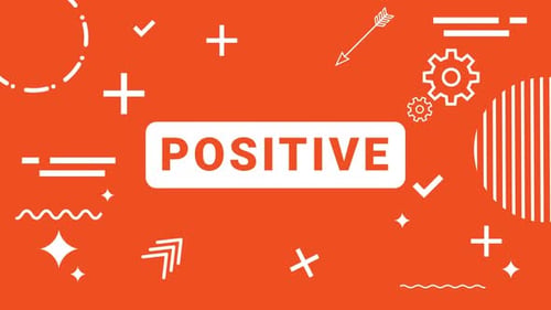 Stylish Informative Infographic Loop Animation, Positive Title Infographic Background Elements
