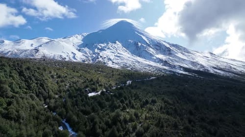 Volcan Osorno de Llanquihue à Los Lagos au Chili.
