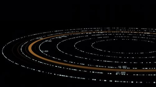 PNG Alpha.Abstract digital dot line particle data background connecting technology concept.