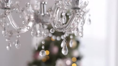 Christmas Decorations New Year Decorated Tree