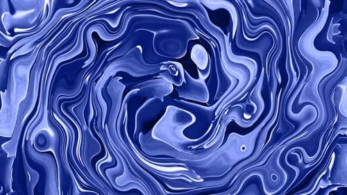 Abstract Blue Liquid Waves Dynamic Moving Background