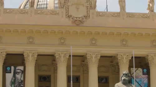 Drapeaux de l'Assemblée législative de Rio de Janeiro, Alerj, Brésil, Rio de Janeiro et Mercosul