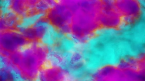 Colorful Abstract Cloudscape Background Loop