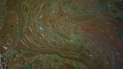 Abstract Background Ink Oily Paint Marble Liquid Wave