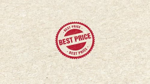 Animated Gold Seal Stamping Best Price on Textured Paper