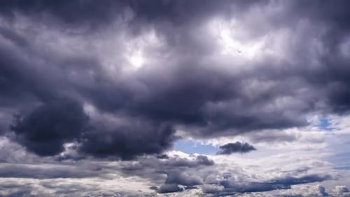 Dramatic Clouds Time-Lapse in the Sky