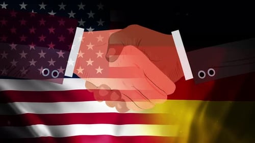 United States and Germany political agreements 4K