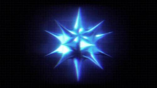 Holographisches abstraktes Objekt