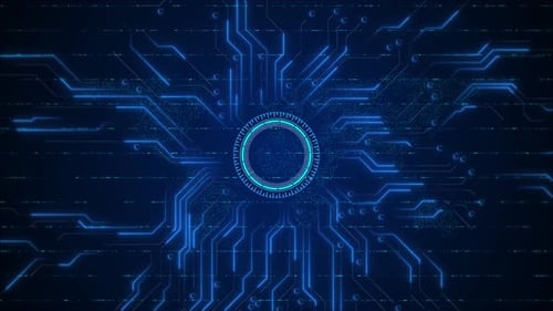 AI, Inteligência Artificial, Placa de Circuito de Mineração de Dados, Chip Eletrônico de Comput